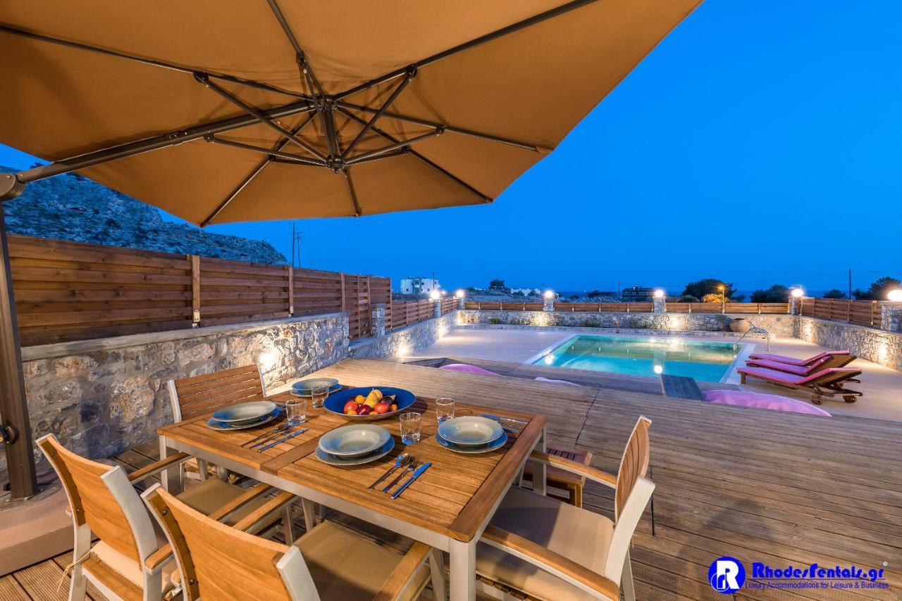 Lindos Seastone Villas Lardos Exterior foto